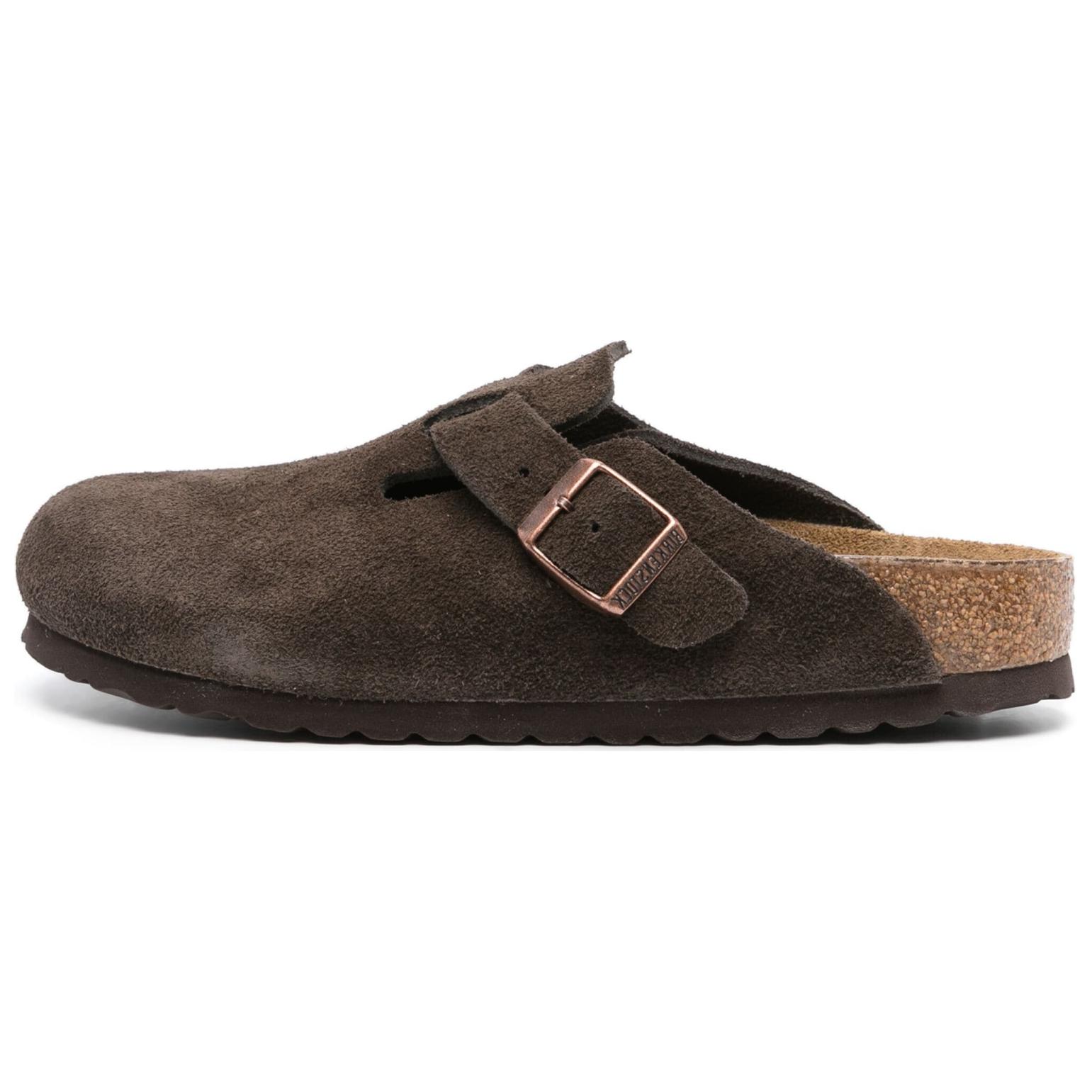 Birkenstock Boston Slip Resistant Closed Toe Slippers Unisex Umber Narrow 1027460 38