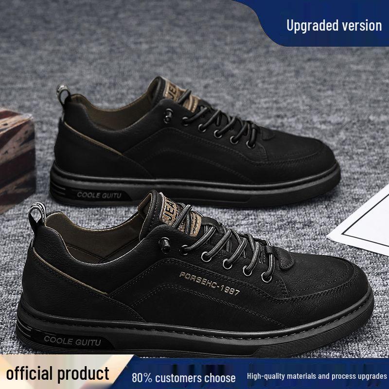 Men's Spring 2025 Breathable High-Top Dad Shoes with Thick Sole – Trendy and Versatile Height Enhancing Sneakers for Students