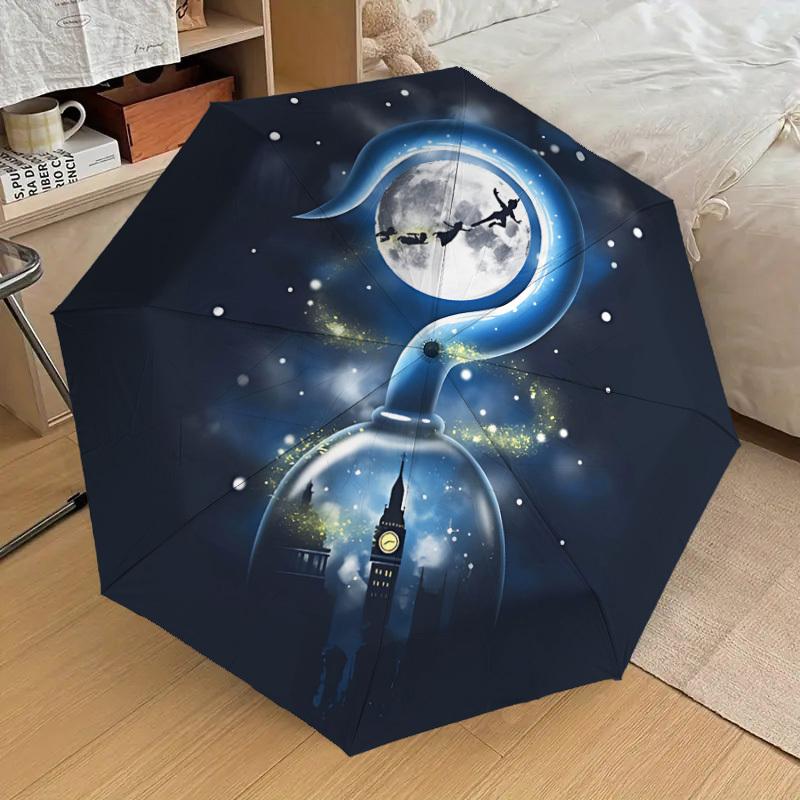 1pc Moonlight Fantasy Themed Umbrella for Men & Women, Valentine's Day Christmas Decorative Umbrell048