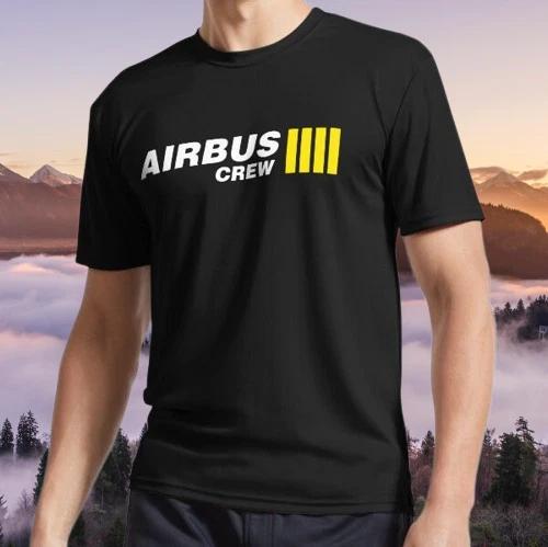 

Airbus Crew Active T-Shirt Logo TEE T-Shirt Funny American Size S to 5XL S
