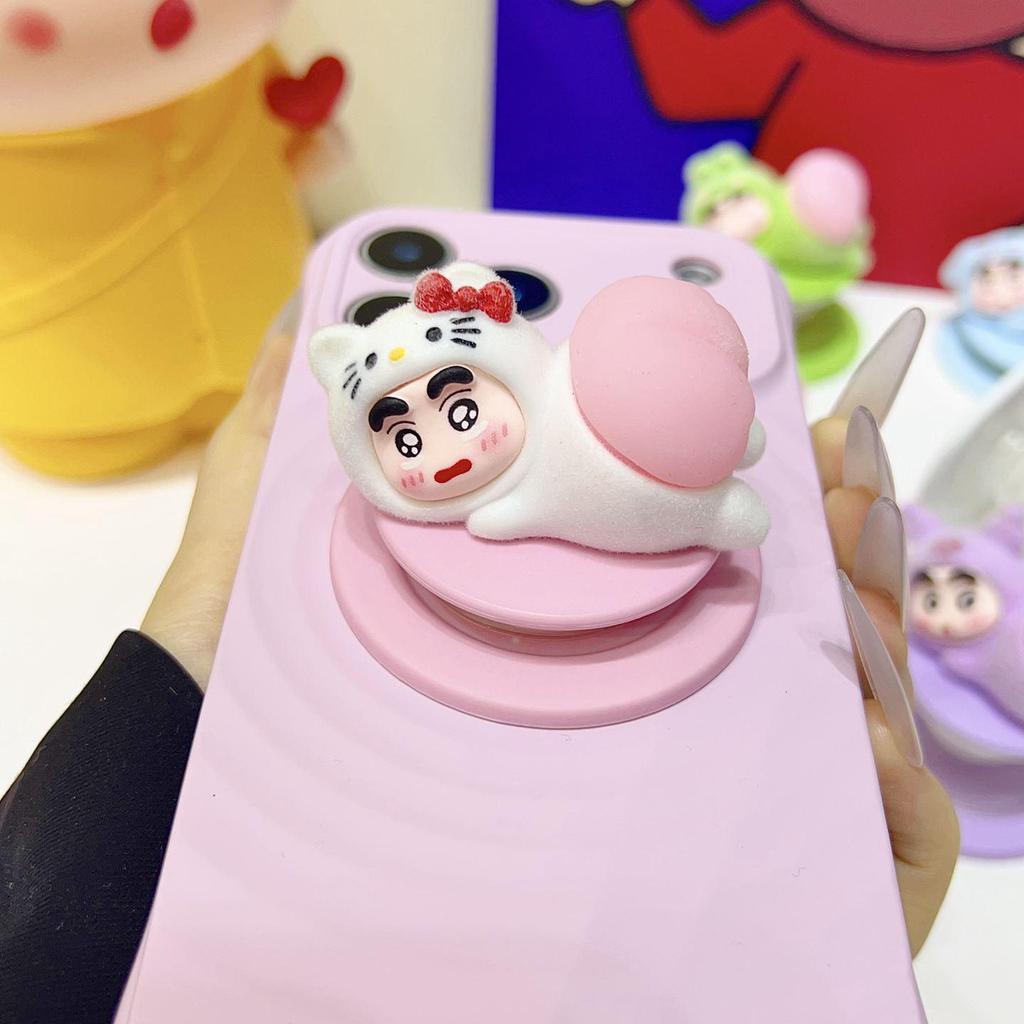 Xiaoxin Flocked Retractable Rotating Cartoon Phone Holder