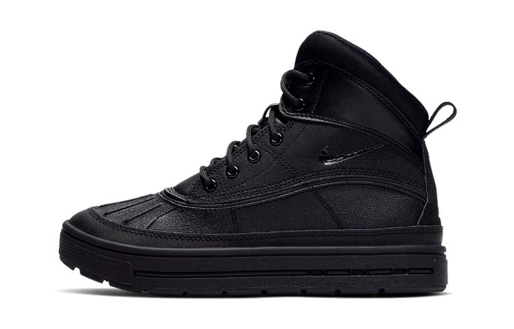 Nike ACG Woodside 2 High Triple Black GS 524872-004 35.5