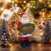Santa Claus Figurine with Merry Christmas Santa Claus Desktop Decorations Multi-Purpose Creative Santa Ornament for Home Decor