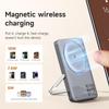Hoco. Q36 5000mAh Magnetic Wireless Power Bank with PD20W & holder, lightweight&Compatible with MagSafe,led battery indicator