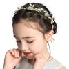 Korean Style Mori Girl Floral Pearl Princess Headband for Children's Performances
