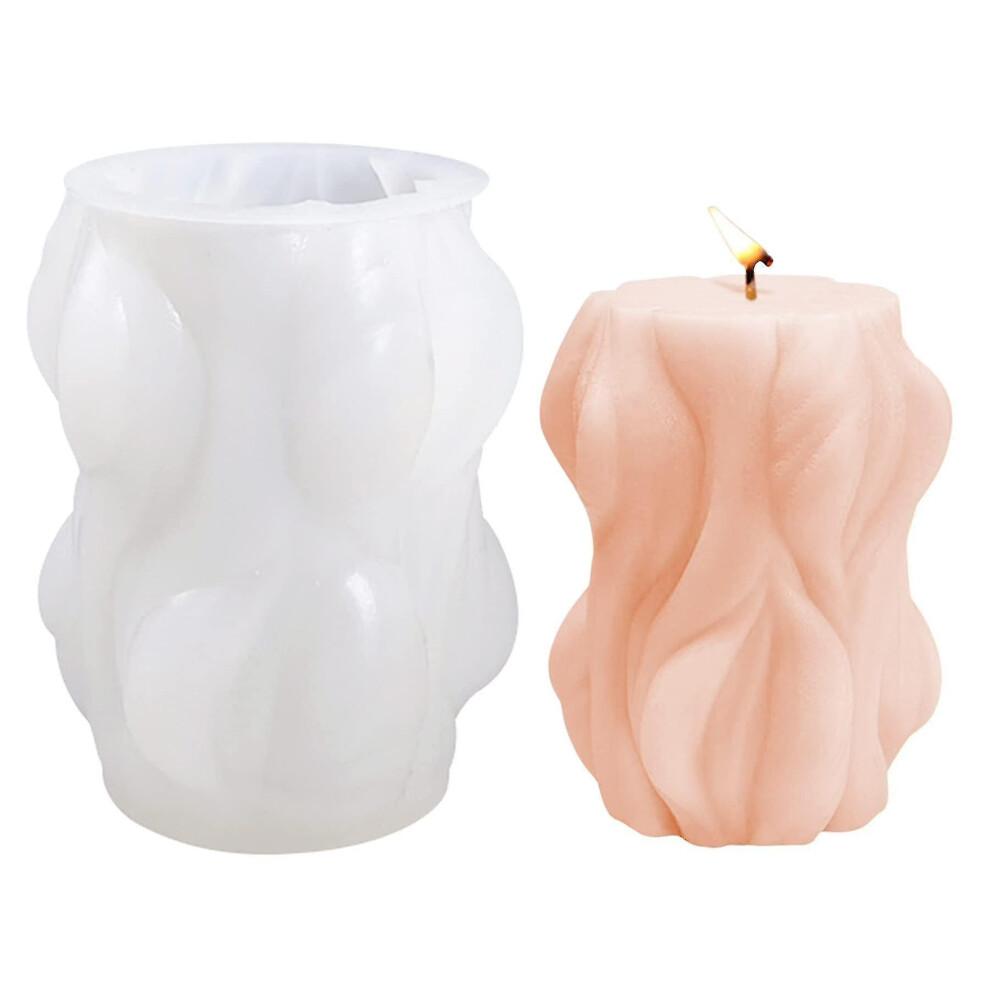 Candle Mould 3d Silicone Cadle Making Mould Geometric Candle Moulds / Rotating Planet Candle Mould Bubble Wax
