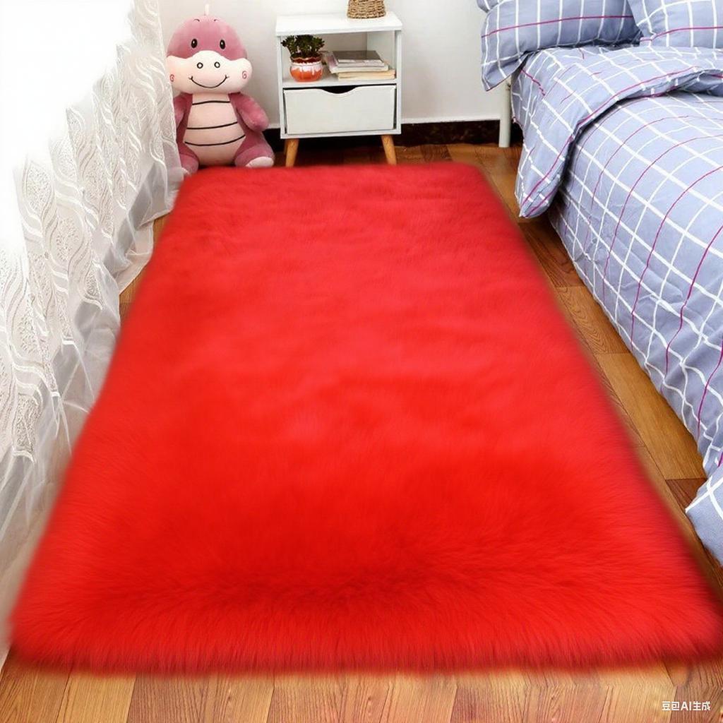 Faux Fur Carpet for Living Room Soft Imitation Sheepskin Rugs Bedside Floor Cushion Plush Fluffy Artificial Wool Mat Home Decor