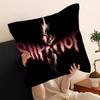 S-Slipknot Band 45*45cm Cushion Cover Pillow Cover Decor Pillowcase Home Pillowcase for Couch Pillow