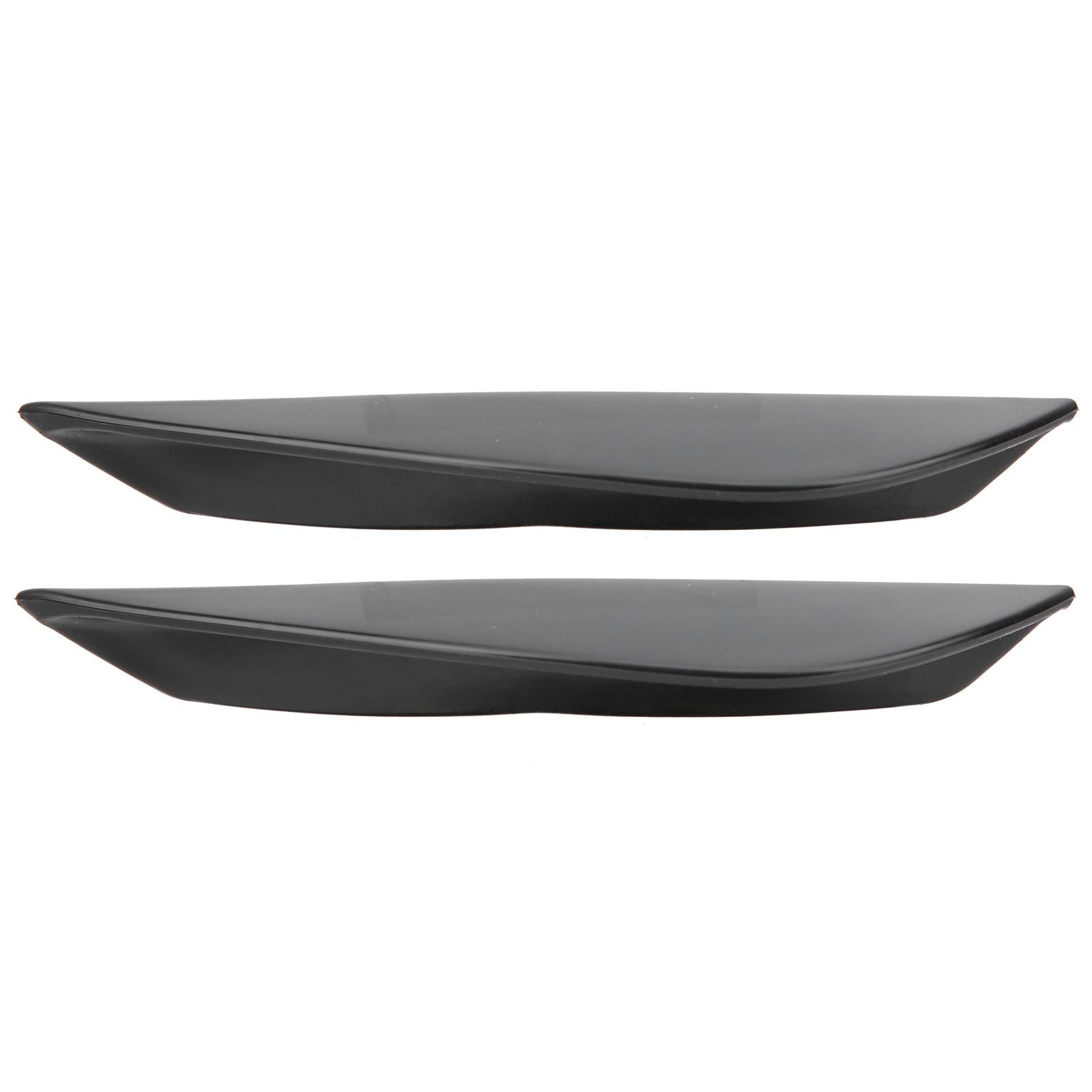 

4pcs Front Bumper Knife Spoiler Modification Diffuser PVC Paste Type