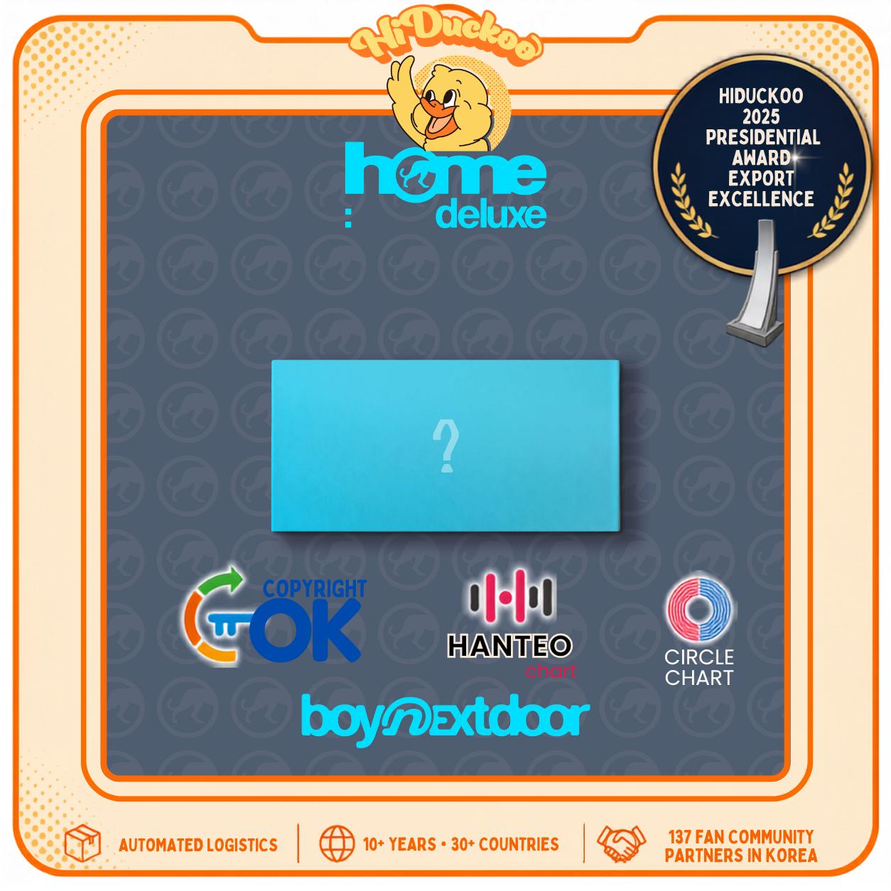[PRE-ORDER] BOYNEXTDOOR 1e Studioalbum Repackage - HOME: DELUXE (Weverse Albums ver.) Weverse Albums ver. blue