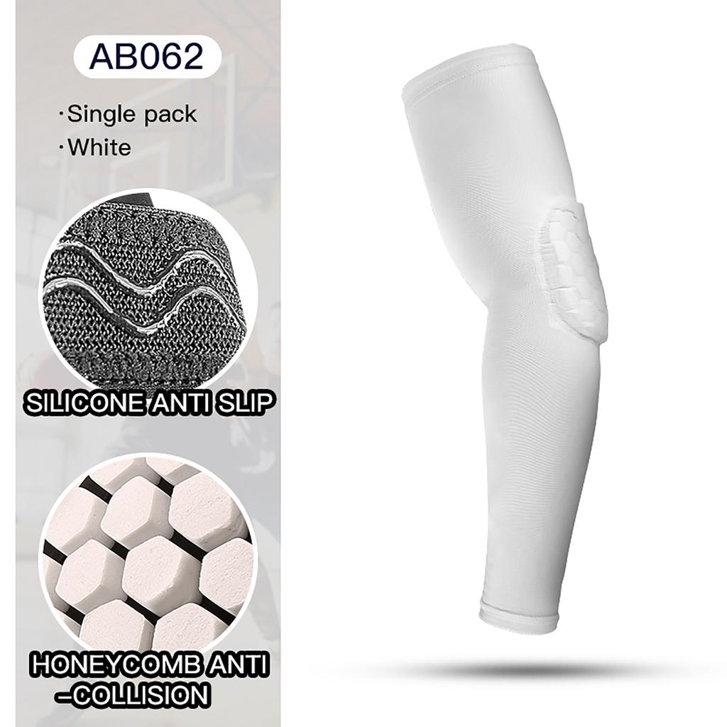 1Pc Sports Elbow Protection Honeycomb Anti-Collision Pressure Protection Arm Sleeve Basketball Cycling Fitness Protective Gear