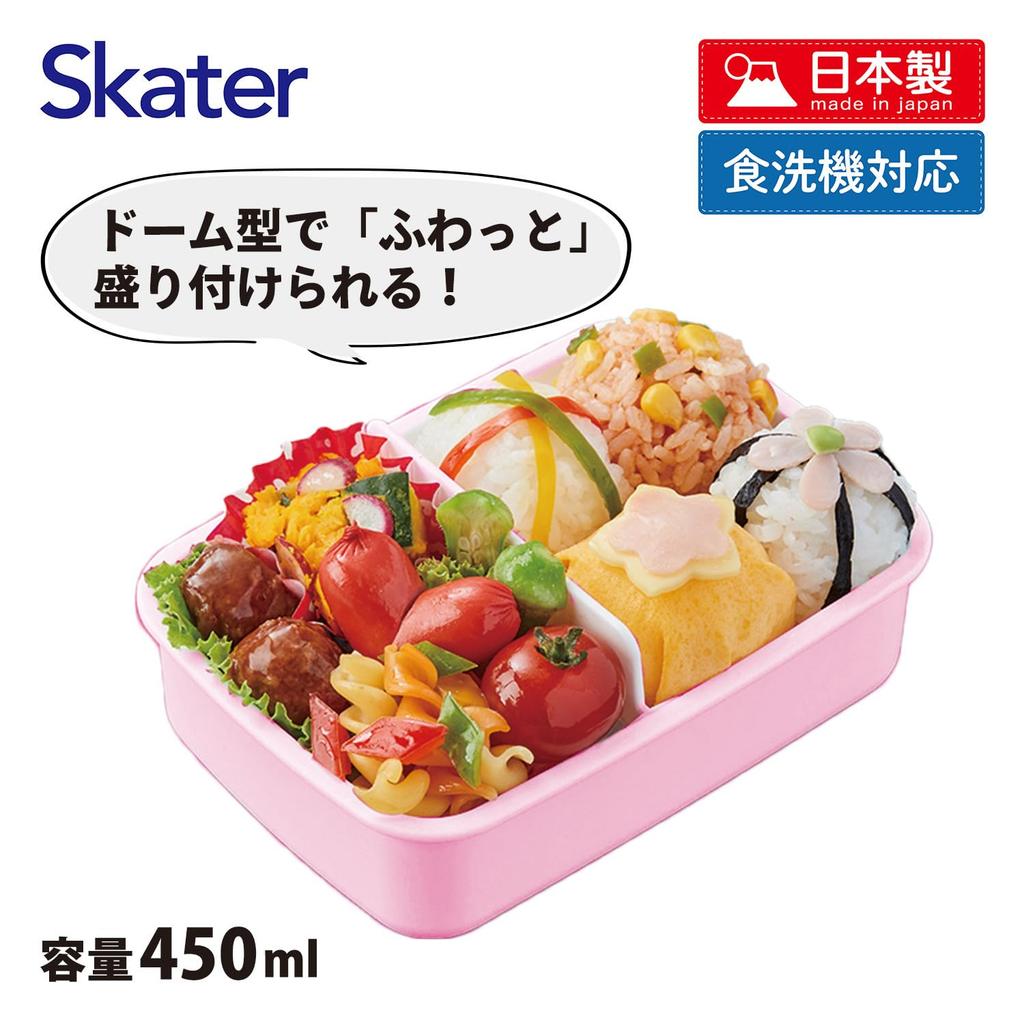 Skater Lunch with a Soft Single Made in Snoopy Fun Fun Friends for Boys and Children's Box, 450ml, Dome-Shaped Lid, Tier, Japan, Design, Girls,