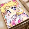 Anime Sailor Moon Diamantmalerei 5D Vollrund/Quadratischer Diamant Mosaik Kunst DIY Kaffeehaus Bar Raum Wanddekoration Einzigartige Geschenke