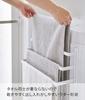 Yamazaki Jitsugyo 3796 Washing Machine Magnetic Towel Hanger 3 Rows White W42 X X H18cm Tower Towel Rack with Hook Easy Installation 3796 Approx.