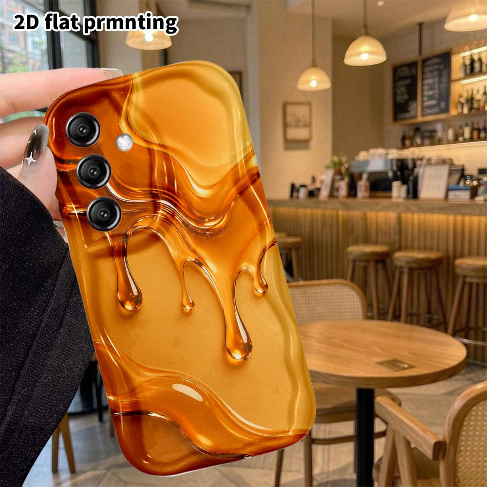 Phone Case: 2D Flat Samsung Galaxy A34 A35 M05 M06 S20 S22 S21 FE Plus 5G Protective Case, Heart Waves, Christmas and Halloween Gift