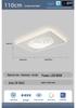 Minimalist Cloud-Shaped Ceiling Light with Mijia Smart Support for Living Room