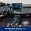 Interior TPU Film for Corolla Cross 2020 2021 2022 2023 2024 Car Protective Sticker 10.5in Navigation Screen Anti-scratch