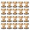 20pcs Cow Theme Silicone Beads Craft Beading Project For Kids Jewelry Friendship Bracelets Making Accessories