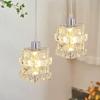 Cerdeco Hanglamp Een luxueus ontwerp met kristal Eenvoudig een vleugje PSE toe te voegen Ophanging binnenplafond plafond PD011 Licht verblindend, aurora-achtig