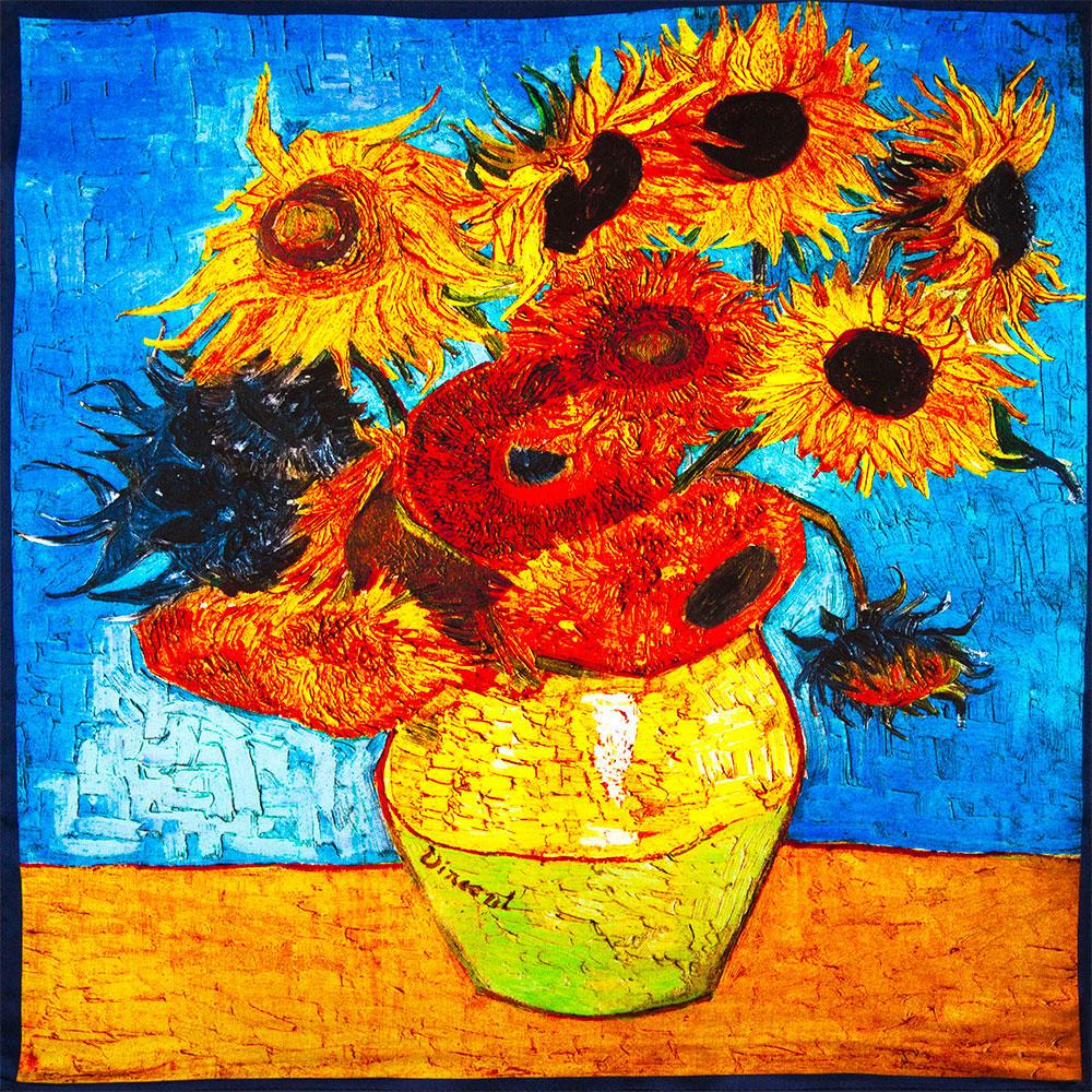 53cm 65cm 100% Natural Silk Smooth Scarves Muffler Female Customized Square Autumn Women's Shawl Hijab Friend Gift Kiss Painting