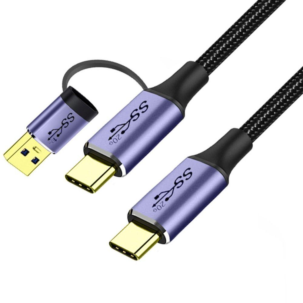 PD 100W Fast Charging Line 20Gbps Video Wire Professional USB-C Data Cord  for Laptop/Phone/Camera