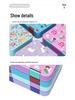 Kids' Double Buckle Cartoon Bento Lunch Box - Microwaveable, Portable, Large Capacity
