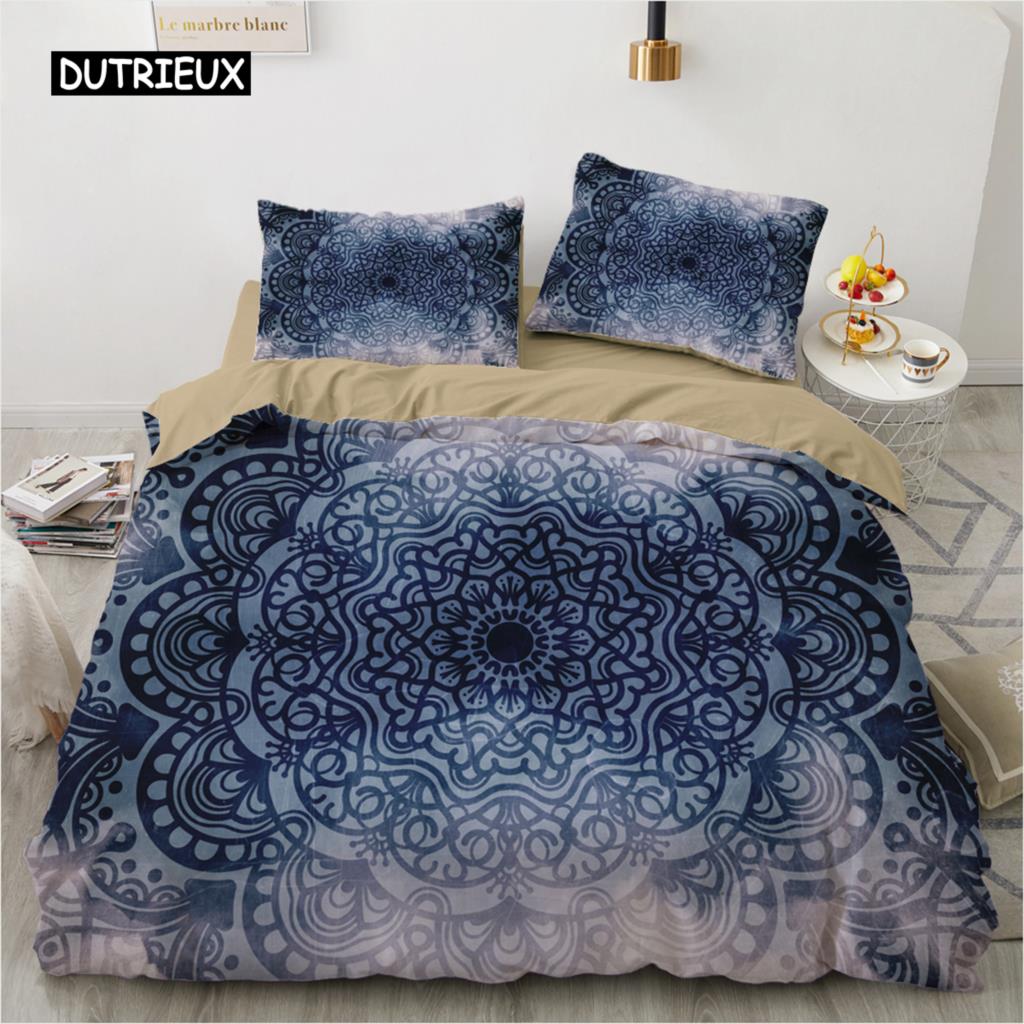 Luxury 3D Bedding Set Europe Queen King Double Duvet Cover Set Bed Linen Comfortable Blanket/Quilt Cover Bed Set Nordic Purple