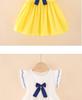 2025 Girls' Bow Princess Dress - Medium & Large Children's Skirt