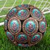 Underwater Coral Reef Scene Round Football Size 5 Adult Ball Suitable for Training Matches and Outdoor Team.