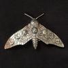 Moth Decor Hair Clip Vintage Gothic Hair Pin Hair Accessories For Halloween Party Decoration Halloween Party Hair Decoration  Elegant Metal Hair Clip