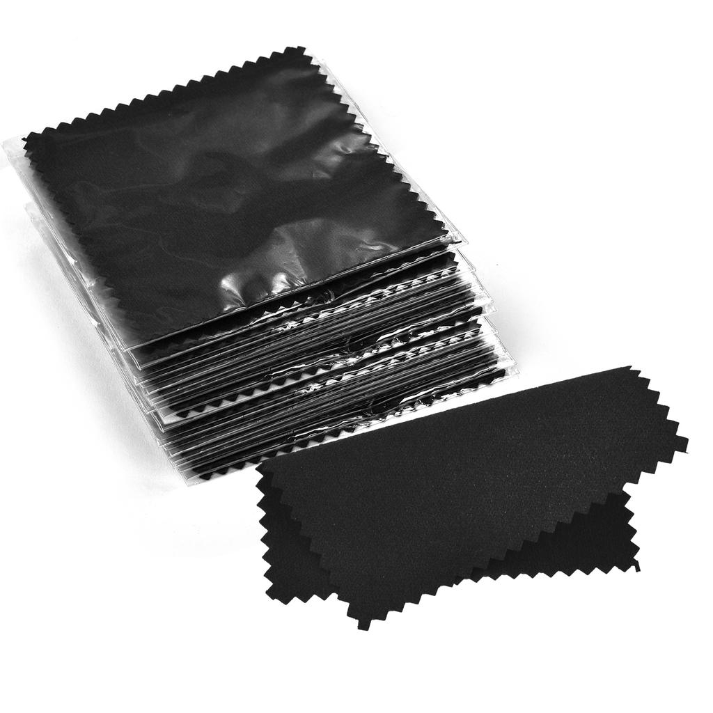 50pcs 8x8cm Silverware Polishing Cloth Jewelry Cleaner Cloth Wipes For Silver Gold Platinum Cleaning Keep Coin Ring Clean Shiny