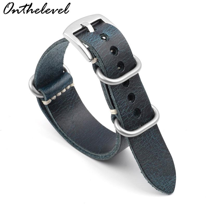 

Genuine Cowhide Leather Watch Strap - Explosion Pattern, Sizes 18-24mm 22mm