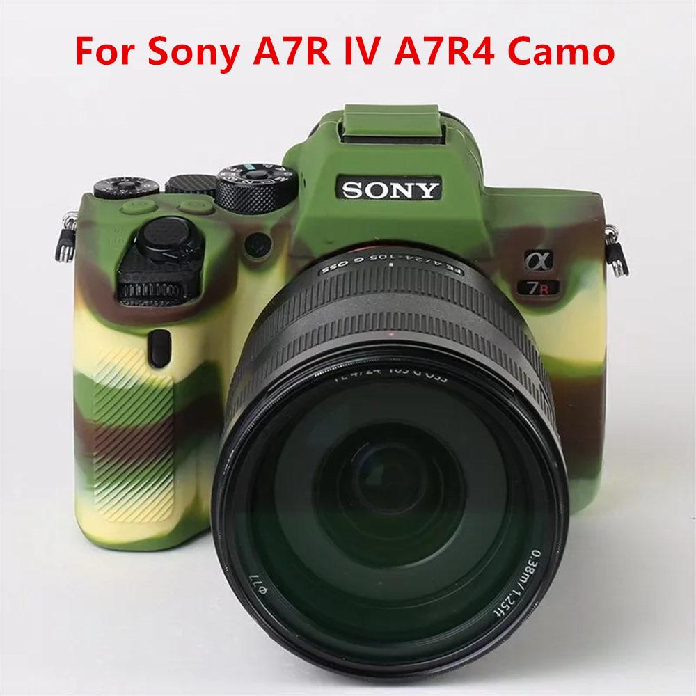 Soft Silicone Armor Camera Body Case For Sony A7R5 A7R4 A7M4 A7R3 A7R2 A7S2 A72 ZVE10 ZV1F ZV1F M2 Protective Rubber Cover