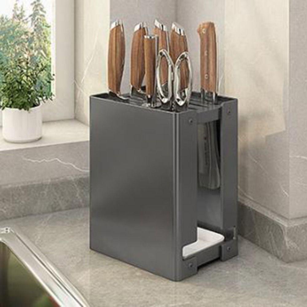 Drain Tray Kitchen Storage Rack Stainless Steel Tool Storage Rack  Countertop Placement