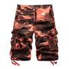 Men's Fashion Camouflage Multi-Pocket Pants Cotton Shorts Overalls Shorts
