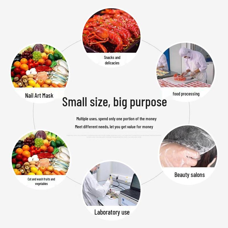 Einweg-Verdickte Plastikhandschuhe für die Lebensmittelzubereitung und Schönheitssalons