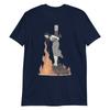 Witches Lighting Cigarettes While Burning Graphic Printing Summer Luxury Brand Cotton Men's and Women's T-Shirts Short Sleeves
