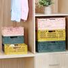 Portable Foldable Plastic Storage Basket 2026 Latest Models Lightweight Stackable Organizer Box for Makeup Jewellery Toys