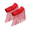 1 Pair Latin Dance Arm Sleeves Competitions Shiny Comfortable Tassel