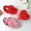 10 Artificial Flowers Valentines Day Gift for Her Rose Gift Box with Cute Bear Romantic Mothers Day Wedding Valentine's Day