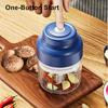 Electric Garlic Puree Machine Wireless Mini Garlic Press Automatic Stirring And Peeling Machine Kitchen Garlic Puller Garlic