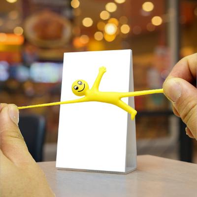 5 шт. Креативна еластична TPR лялька для зняття стресу з виразом, лялька для розтягування для дому