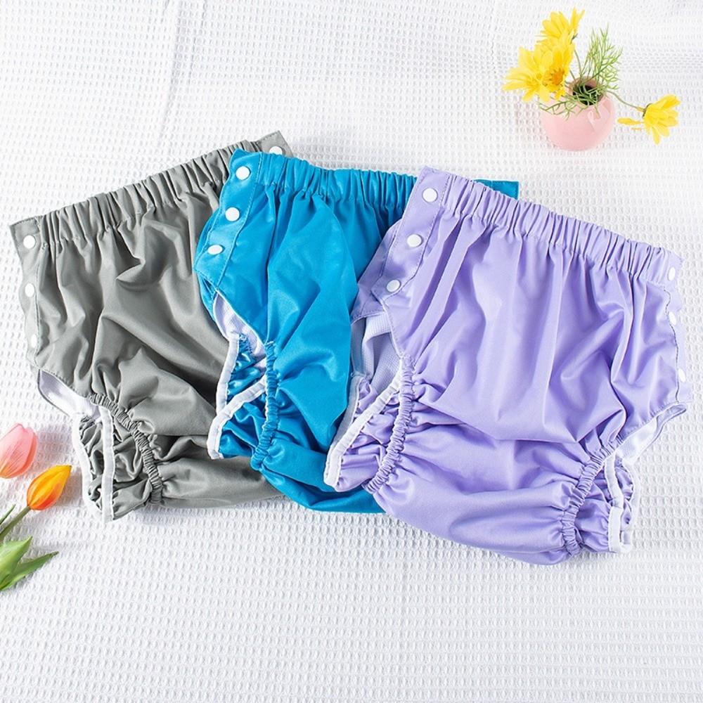 Leak-Proof Adult Diaper Pants Cotton Incontinence Underwear Washable Diaper Rehabilitation Aid