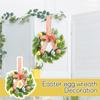 Miniature Easter Wreath, Suitable For Kitchen Cabinets, Miniature Spring Artificial Easter Egg Wreath.