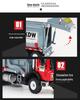 Cadywell 1:24 Garbage Sorting & Disposal Truck Model Toy, Alloy Material