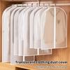 Thickened Washable Clothes Hanging Dust Cover Cover Suit Coat Transparent Fully Enclosed With Zipper Clothes Storage Bag