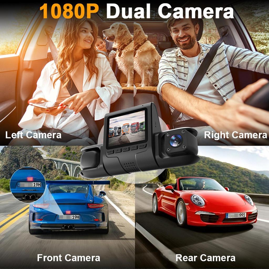 New 1080P Driving Recorder With Four Recordings HD Night Front, Back, Left And Right