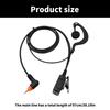 User Friendly Earpiece Ear Mounted Headset with Microphone for SL1M SL2M SL1K SL2K SL2600 SL4000 SL7550 Handheld Radios