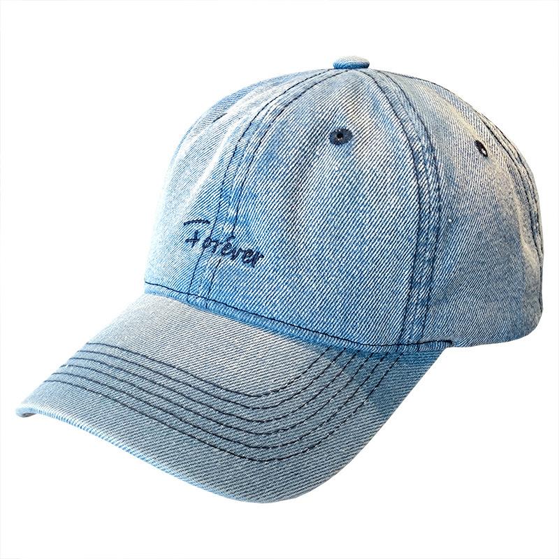 Women's Denim Duck Tongue Hat Spring/Summer Men's Casual Versatile Sunshade Baseball Hat