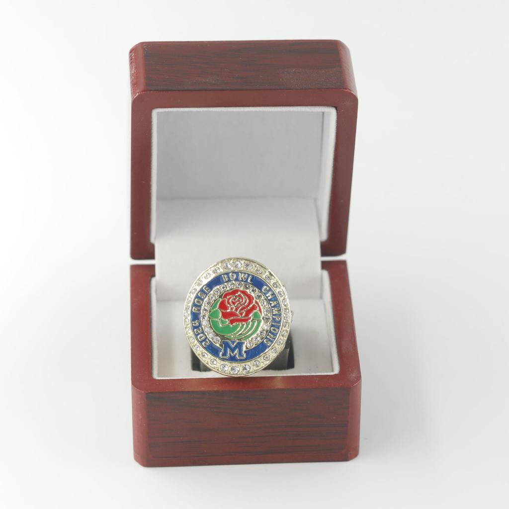 NCAA 2024 University of Michigan Wolverines Championship Football Ring